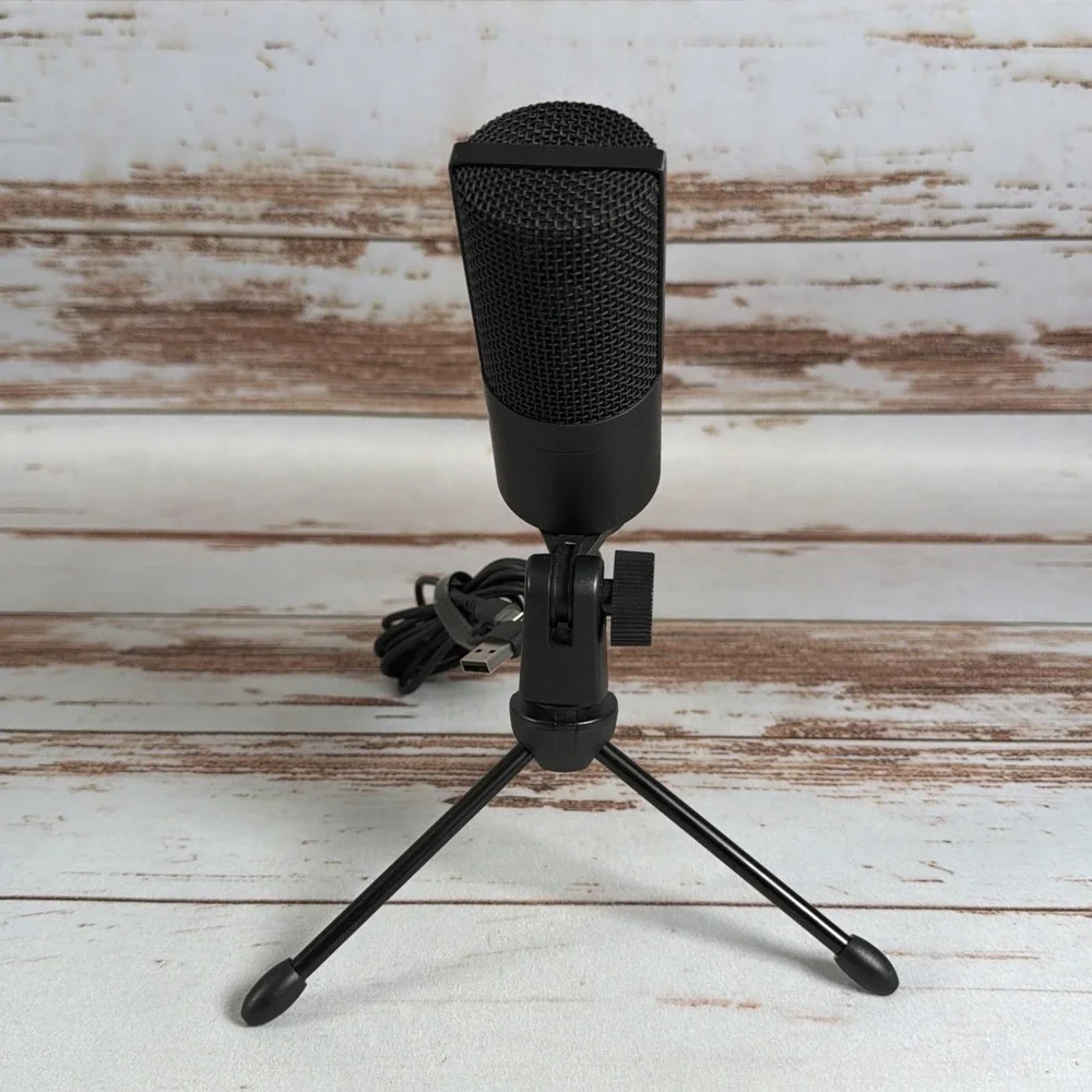 FIFINE USB Microphone Cardioid Condenser Mic with Desktop Tripod Stand